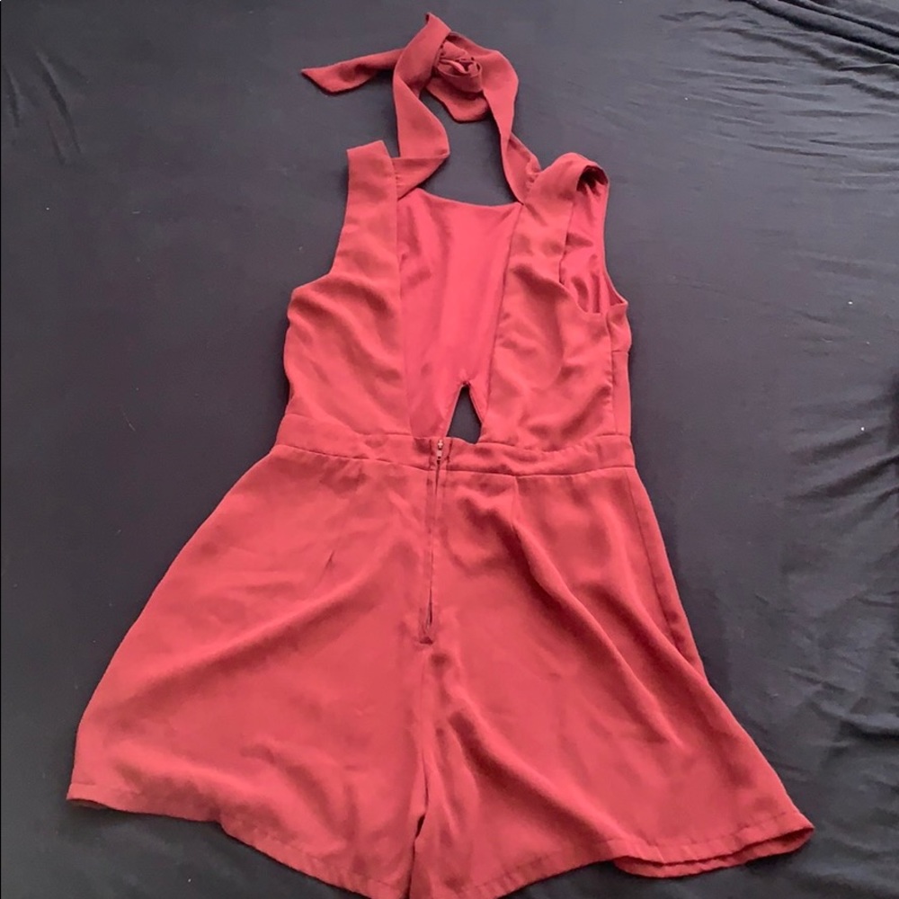Red romper - Picture 2 of 3